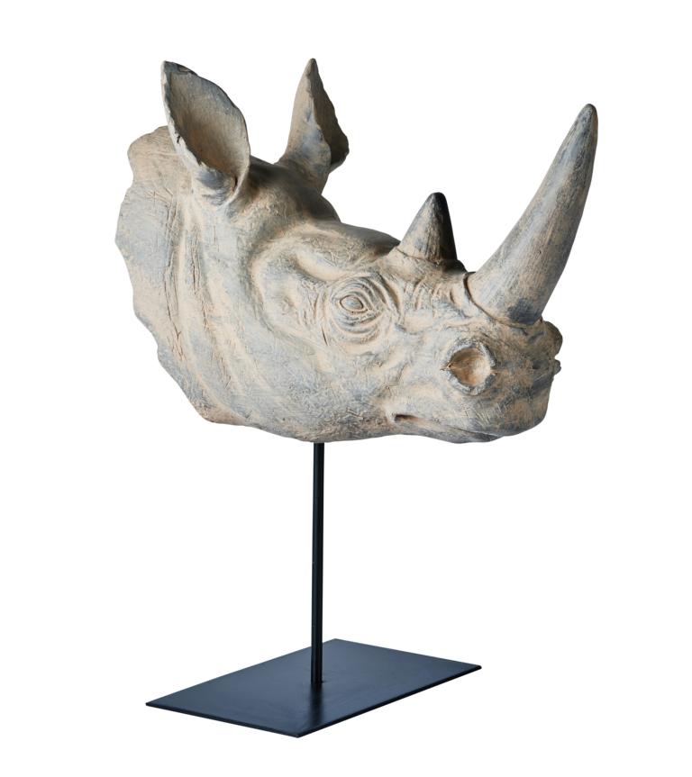 Nashorn-2 Nashorn moderne Deko-Statue