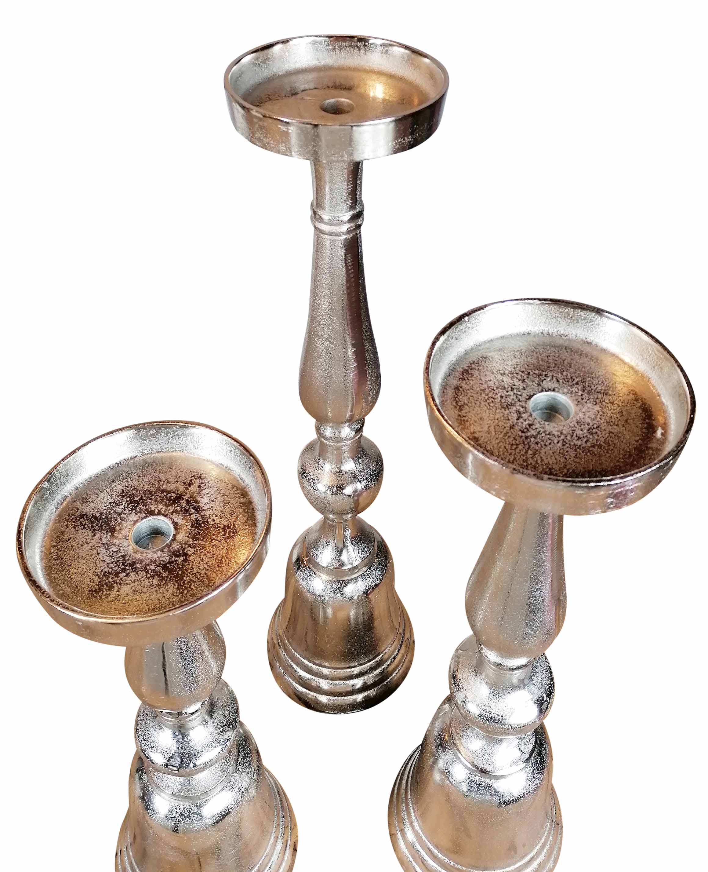 MN-KS-8015-8016-8017-Kerzenstnder-Silber-Aluminium-XXL-7