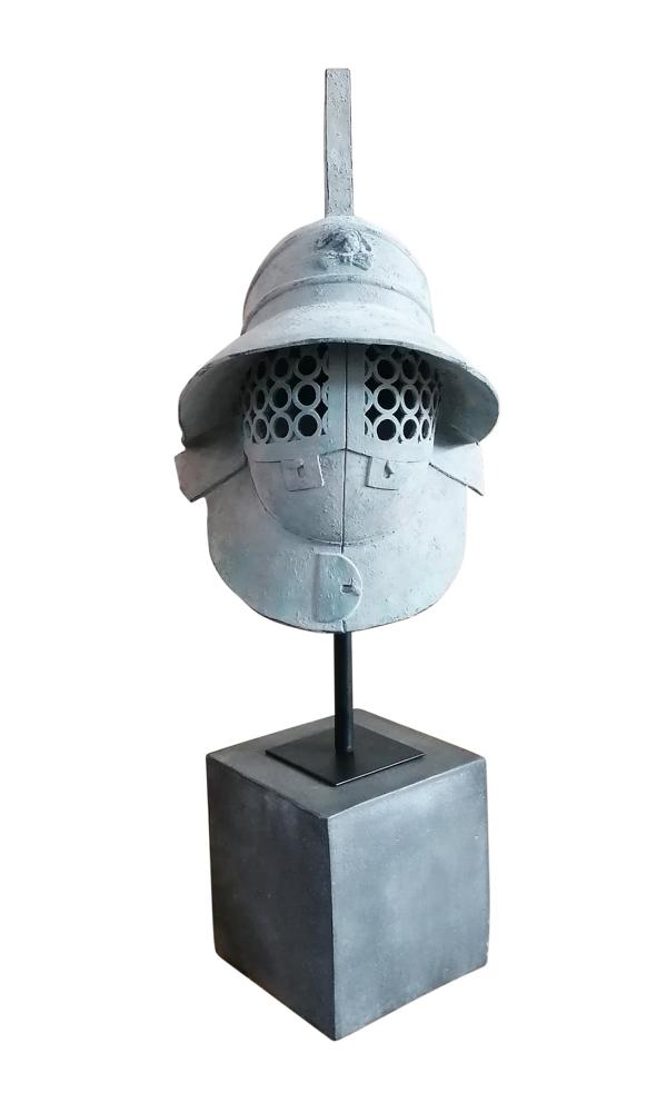 Helm-Statue-Dekoration-Polyresin-MN-CH-4101-2_1 Helm Deko Dekoration Gladiatoren Römer