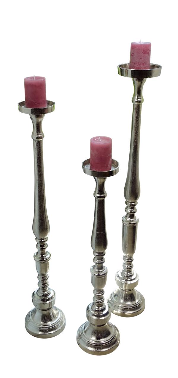 Kerzenstnder-XXL-Silber-Aluminium-MN-KS-8007-8008-8009-2
