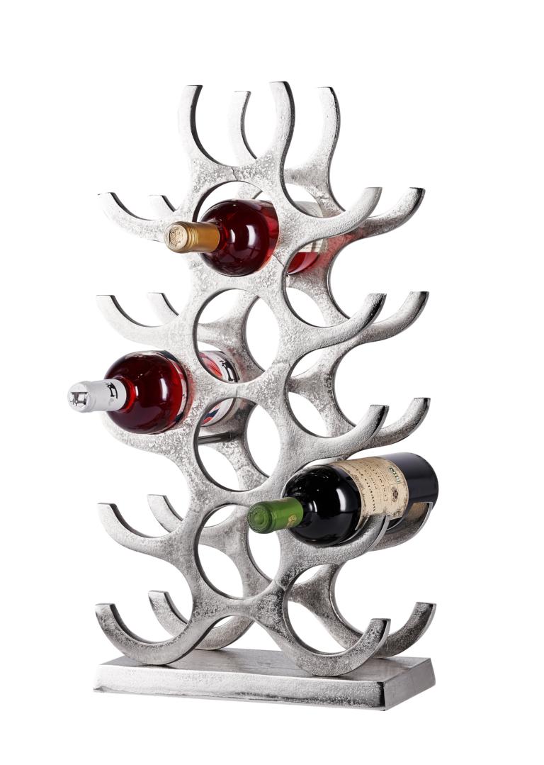 Weinregal-raw-klein-02_1 Weinregal Flaschenregal Silber aus Metall für 15 Flaschen