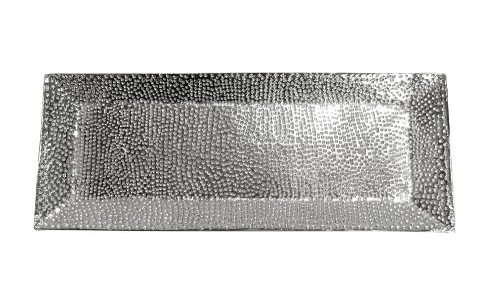 Schale Hammerschlag Silber 40 cm online kaufen