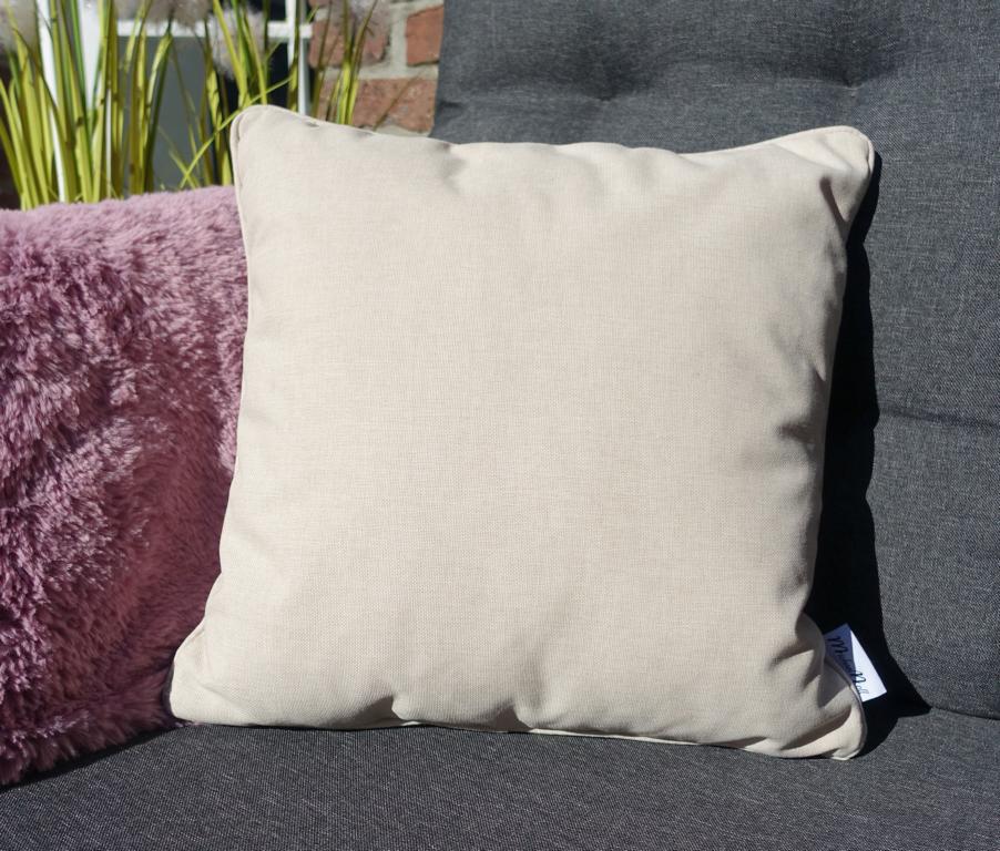 Kissen-Outddor-Olefin-Natur-mit-Keder-Natur-von-MichaelNoll-8 Kissen Outdoor Natur Premium-Qualität 45x45 cm