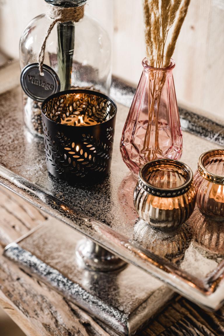 Etagere Silber aus Aluminium (Metall) Etagere rechteckig Silber Aluminium