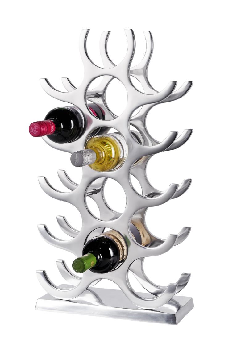 Weinregal-poliert-klein-01_1 Weinregal Flaschenregal Silber aus Metall