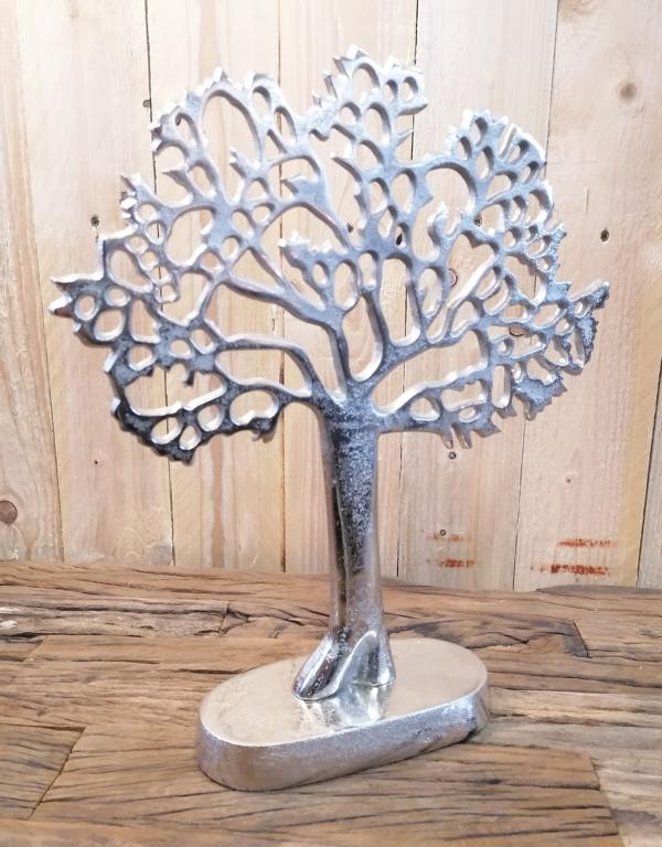 Dekobaum-Schmuckbaum-Silber-Metall-Aluminium-MN-DE-5092 Dekobaum Baum Schmuck Schmuckbaum Silber aus Aluminium