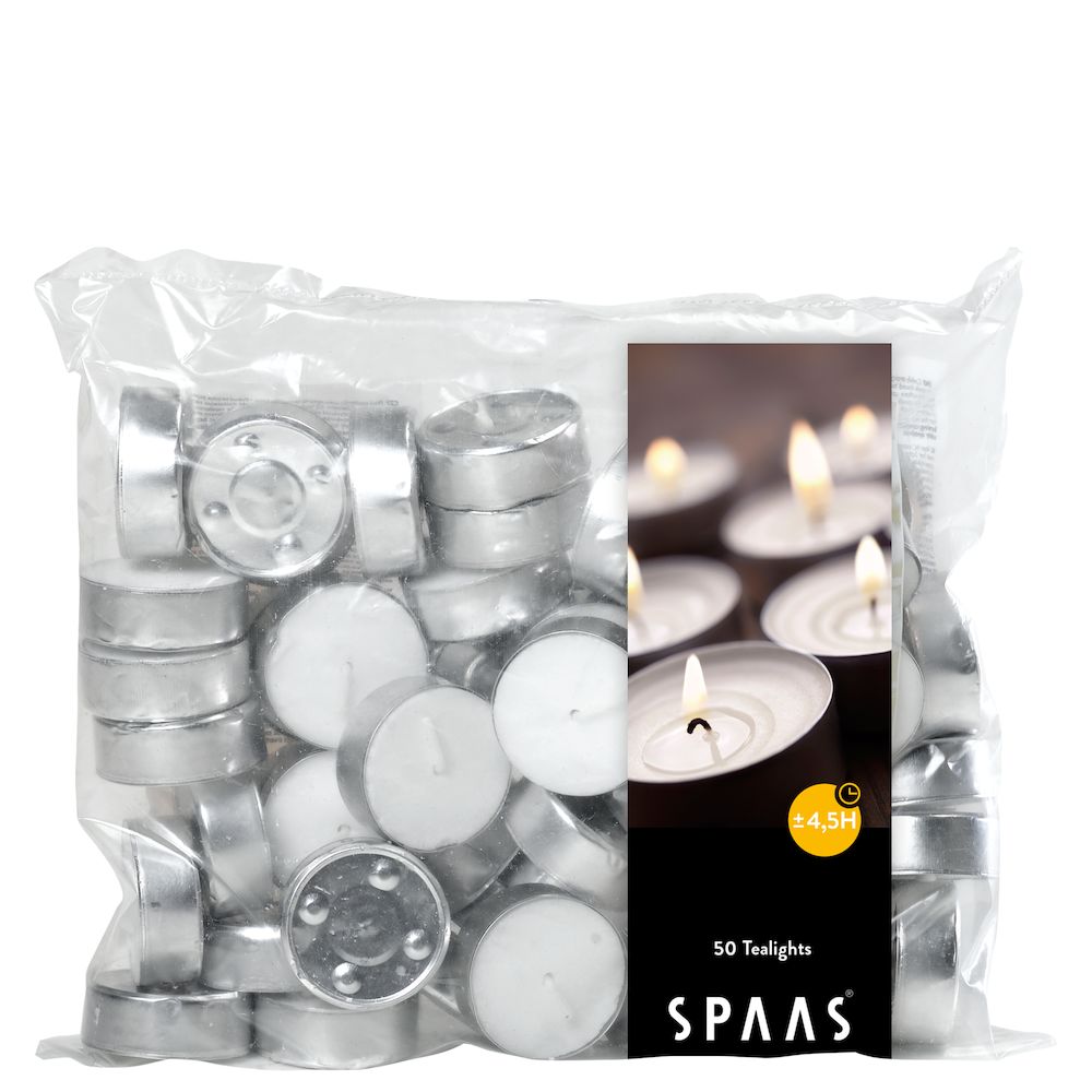 Spaas_5411708010492_0355000-000_ProductPhoto_HRes_ListSearch_1 Teelichter 50er Beutel 4,5 h