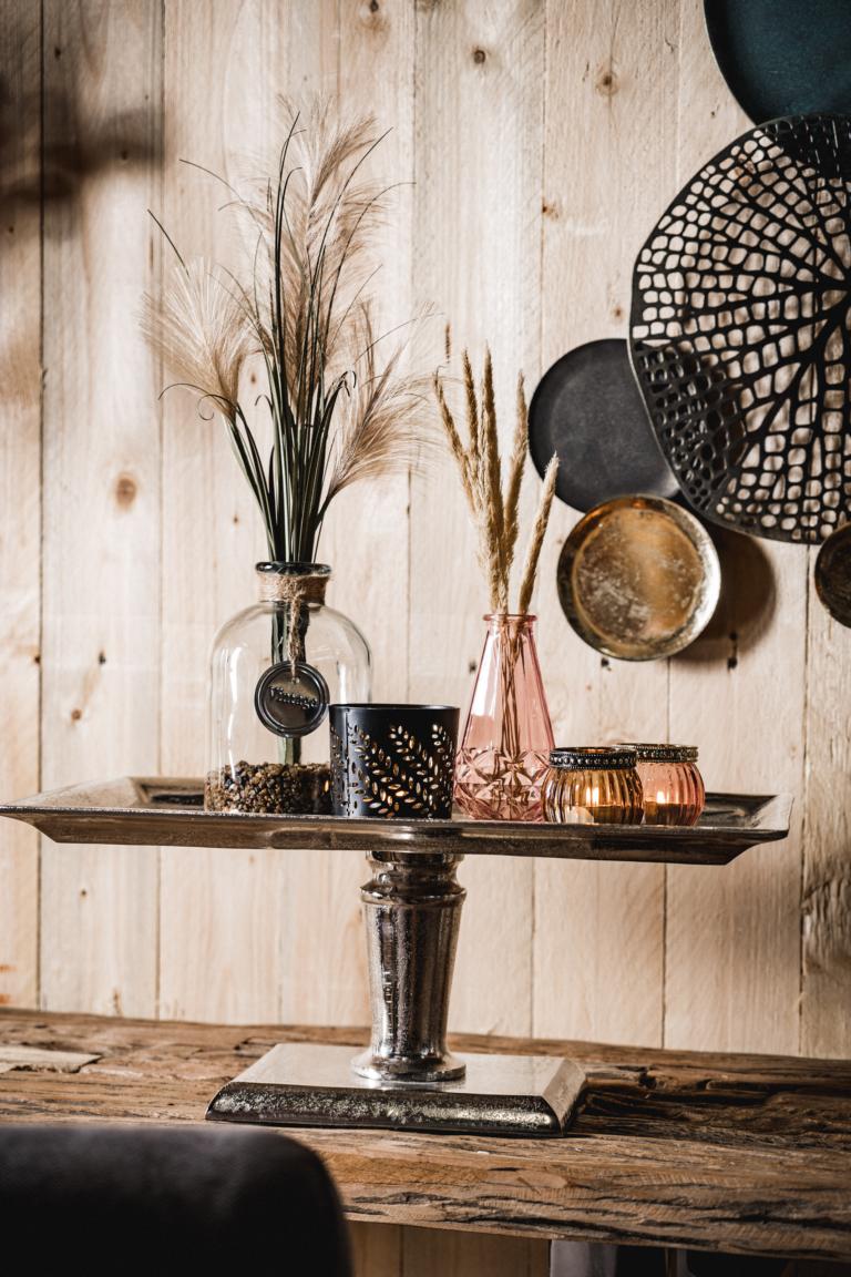 Etagere Silber aus Aluminium (Metall) Etagere rechteckig Silber Aluminium