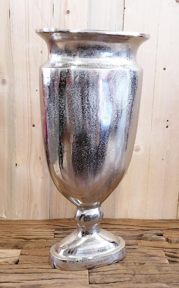 Vase Silber Oval 53 cm