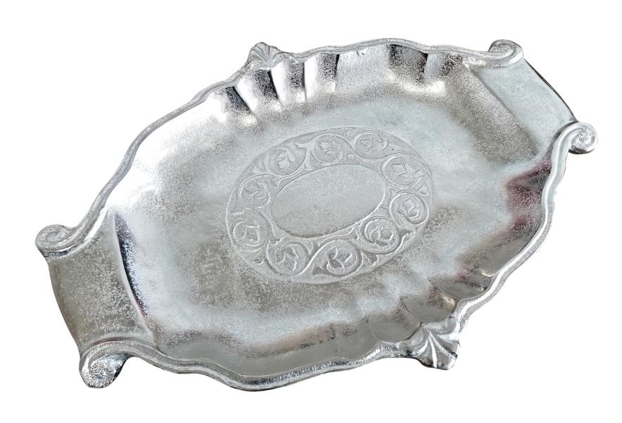 Schale Silber Ornamente 37 cm