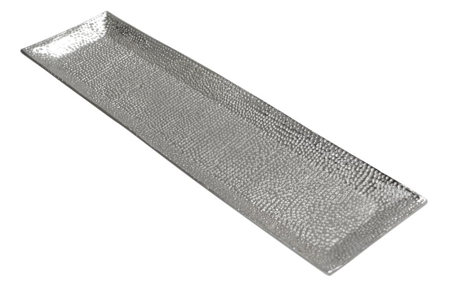 Schale Hammerschlag Silber 60 cm online kaufen