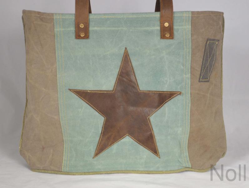 Handtasche Canvas Shopper Colmore Stars