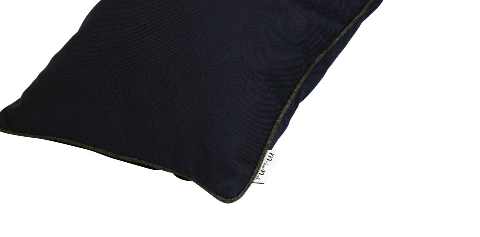 Kissen-Outdoor-mit-Keder-Olefin-Lounge-Dunkelblau-MN-KI-2190-2092-45-3 Kissen Outdoor Dunkelblau Anthrazit Premium-Qualität 45x45 cm