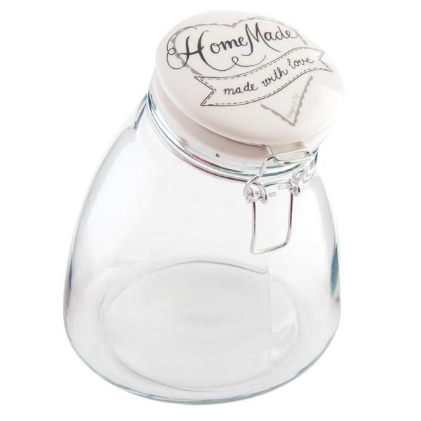 6GL1867 Vorratsglas XXL von Clayre & Eef Bonbonglas Ø 20x23 cm 3 L