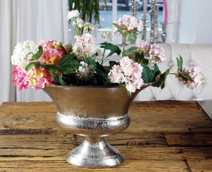 Vase-Aluminium-Silber-M-38-cm-MN-VA-1009-3 Vase Aluminium Silber M 38 cm