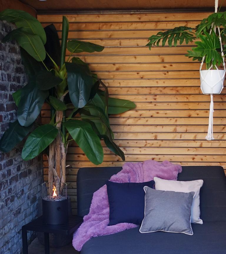 Kissen-Outddor-Olefin-von-MichaelNoll-3 Kissen Outdoor Dunkelblau Anthrazit Premium-Qualität 30x50 cm