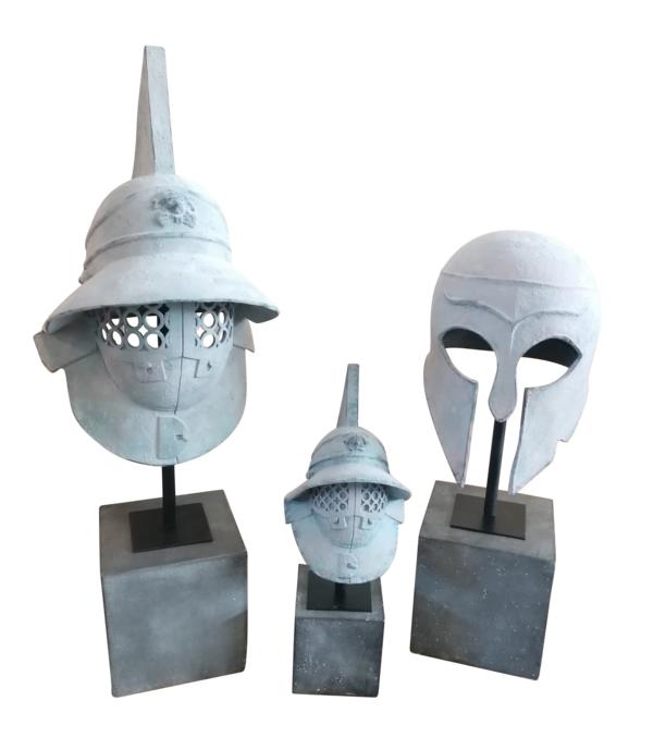 Helm-Statue-Dekoration-Polyresin-MN-CH-4101-10_1 Helm Deko Dekoration Gladiatoren Römer