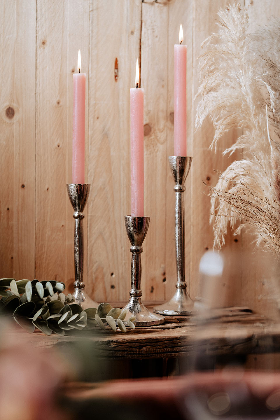KATHRIN_BARNETZKE_Noll-19112022-Ambiente-44 Kerzenständer 3er Set Silber aus Metall (Aluminium)