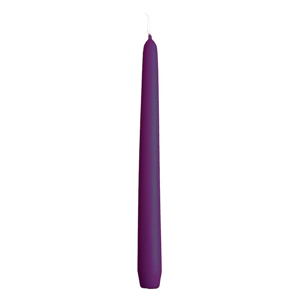 Stabkerze 4er Pack Aubergine