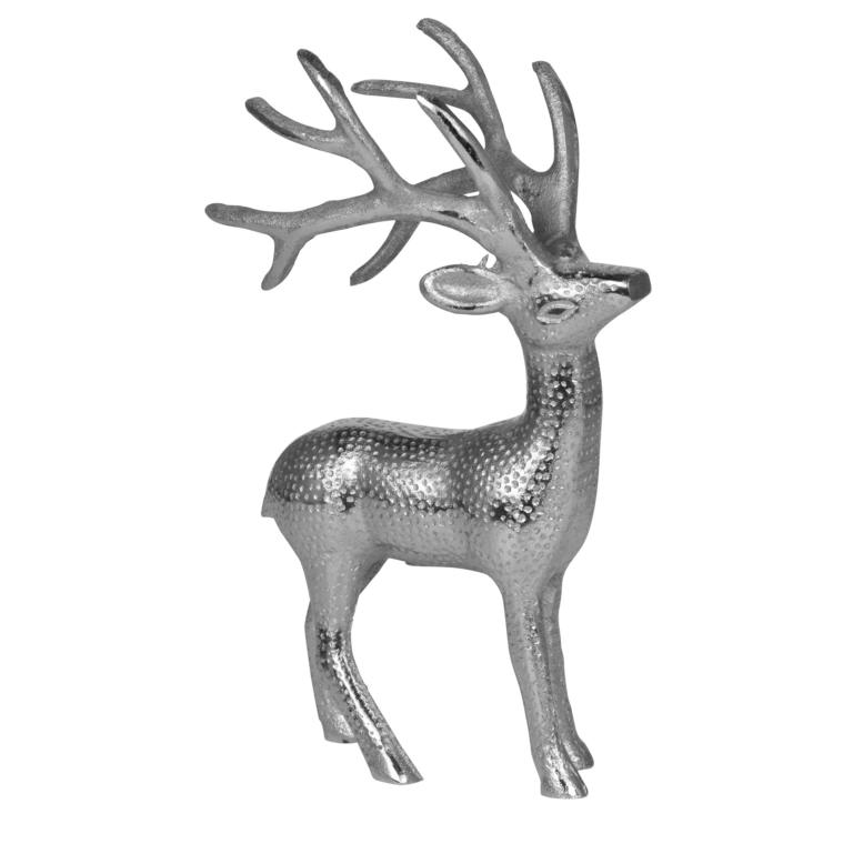 Hirsch Deko aus Aluminium online kaufen 24 cm