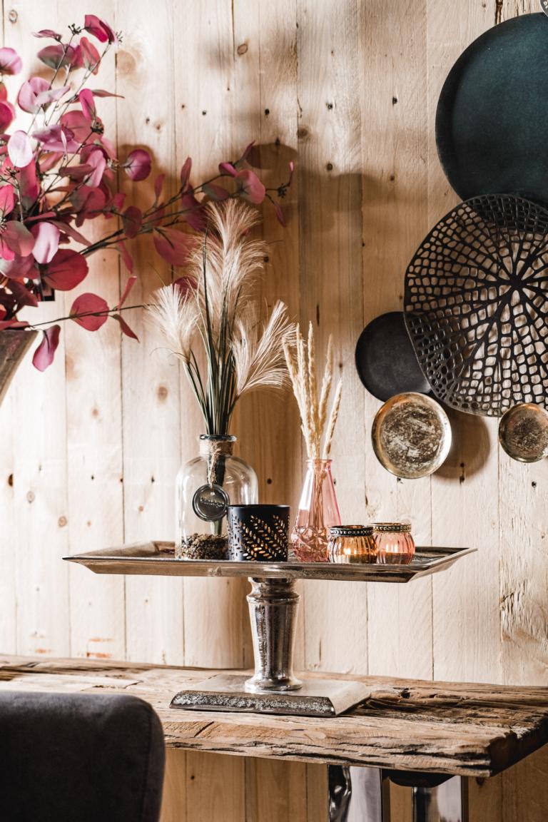 Etagere Silber aus Aluminium (Metall) Etagere rechteckig Silber Aluminium