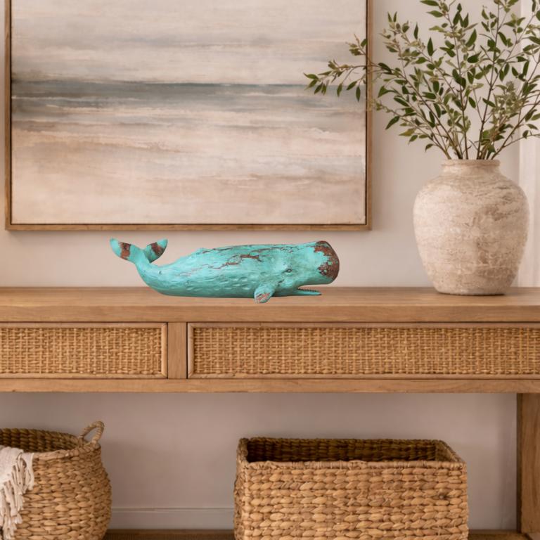 Maritime Wal Deko-Figur liegend für Sideboard oder Kommode – Michael Noll Wohnaccessoires