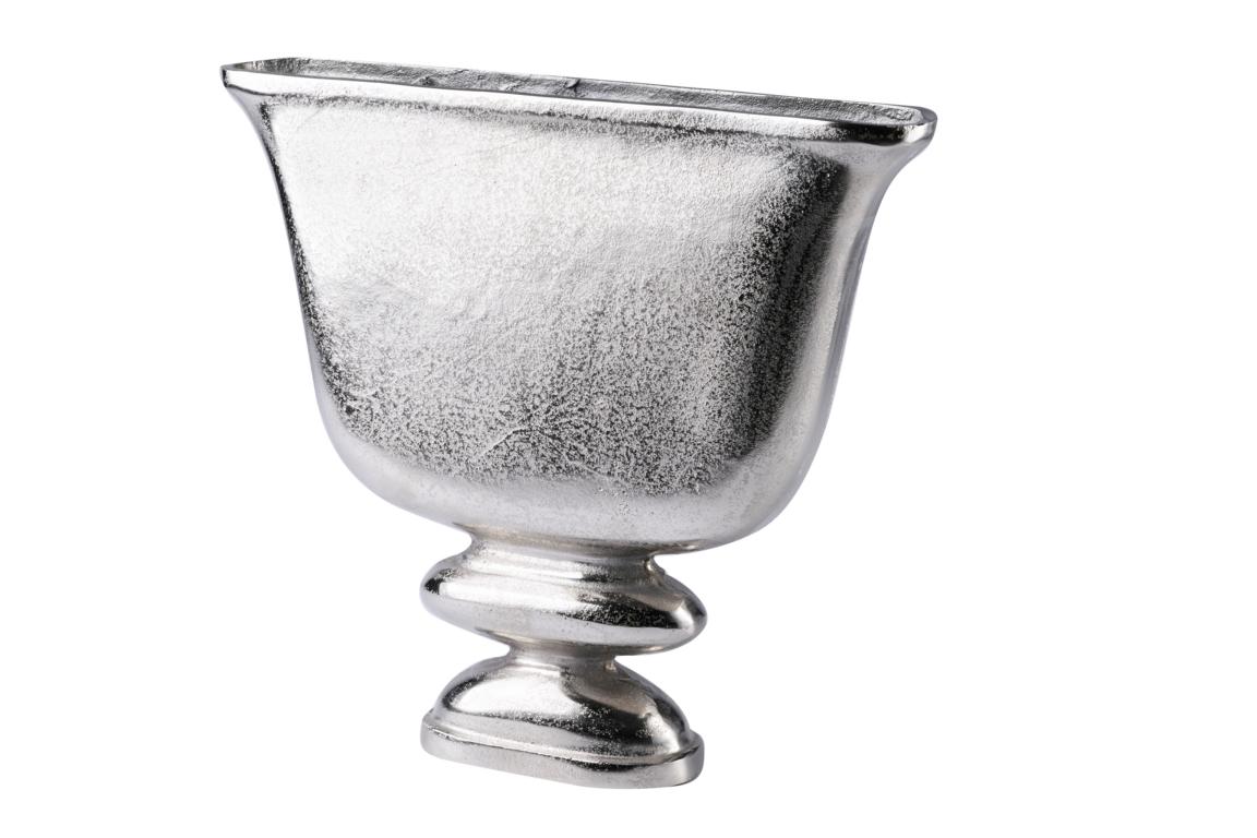 Vase_001_b_1 Vase Aluminium Silber 42 cm