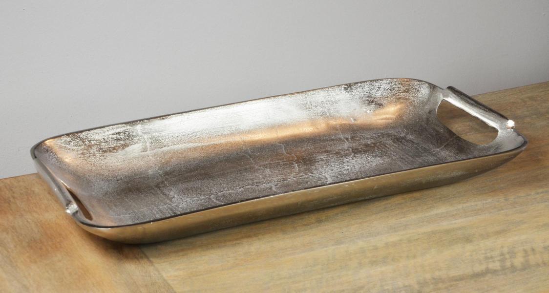 K1600_Schale357baf87028f9e Tablett Aluminium Colmore Silber 2 Griffe