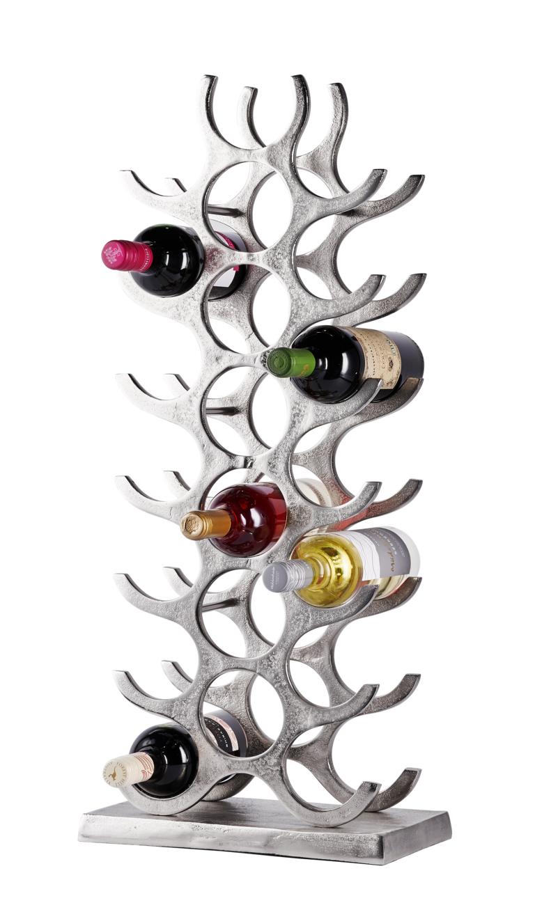 Weinregal-raw-mittel-03_1 Weinregal Flaschenregal Silber aus Metall für 21 Flaschen