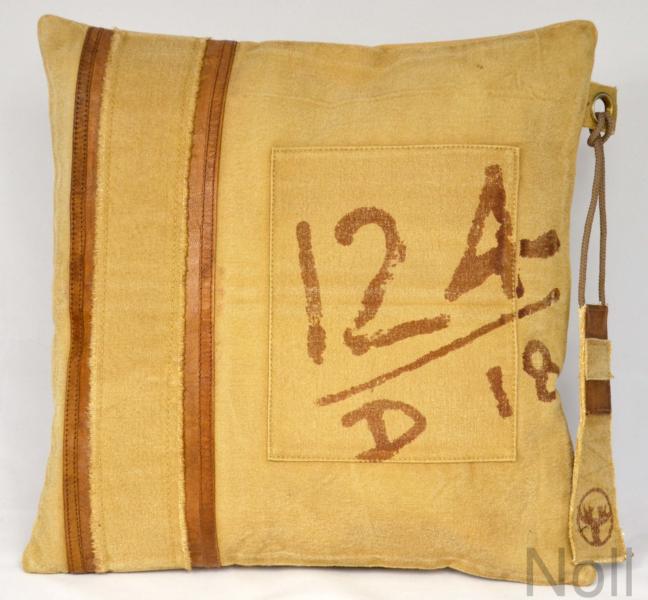 19457b3368714062 Kissen inklusive Füllung Leder 40x40 cm