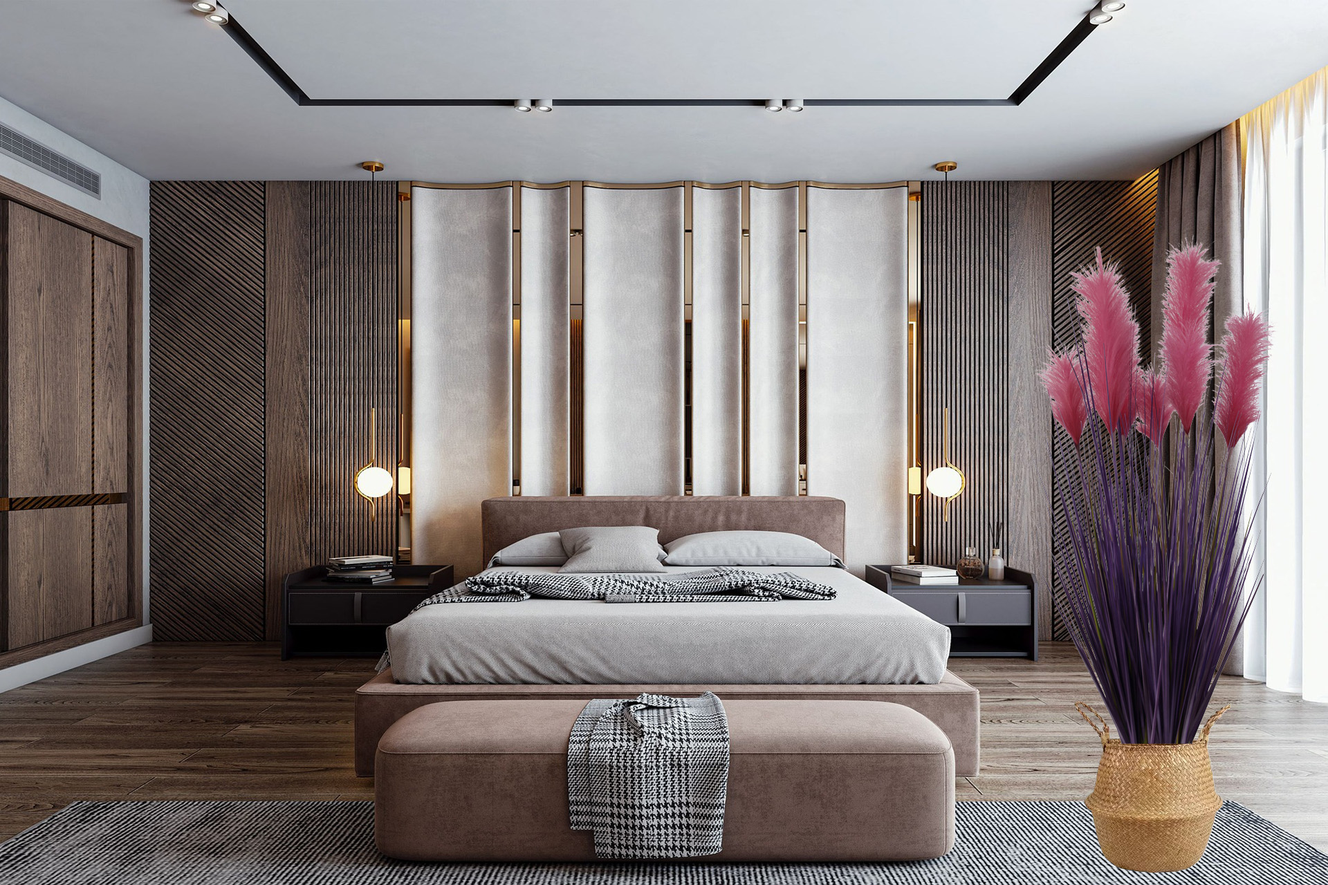 Künstliche Gräser Gras Kunstgras mit Topf für dein Zuhause