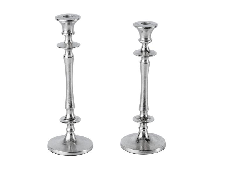 KATHRIN_BARNETZKE_Noll-191122-17 Kerzenständer Silber für Stabkerzen im 2er Set