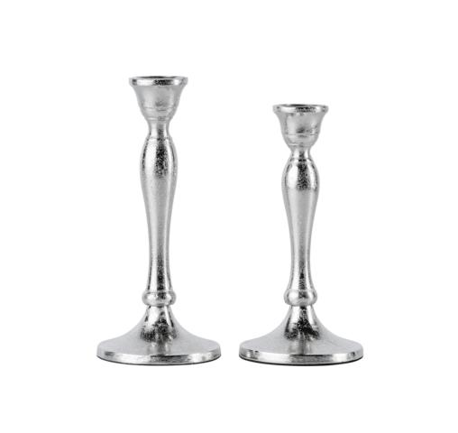 KATHRIN_BARNETZKE_Noll-191122-46 Kerzenständer Silber 2er Set aus Metall