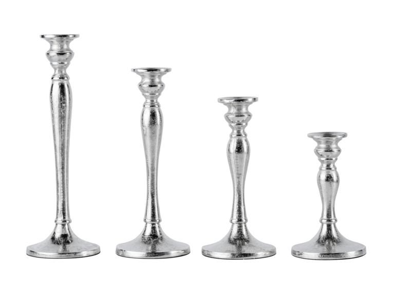 KATHRIN_BARNETZKE_Noll-191122-41 Kerzenständer Silber 4er Set aus Metall