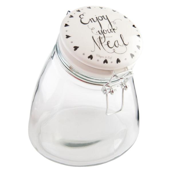 6GL1868 Vorratsglas XXL von Clayre & Eef Bonbonglas Ø 17x20 cm 1,8 L