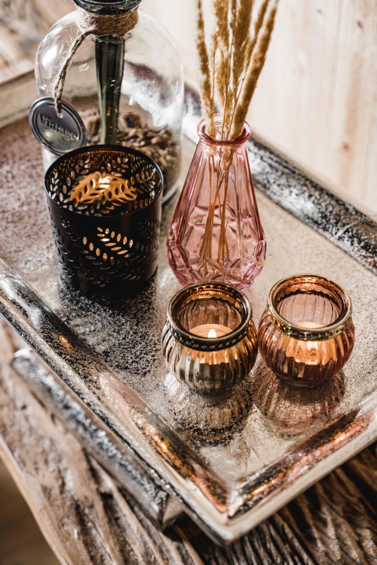 Etagere Silber aus Aluminium (Metall) Etagere rechteckig Silber Aluminium