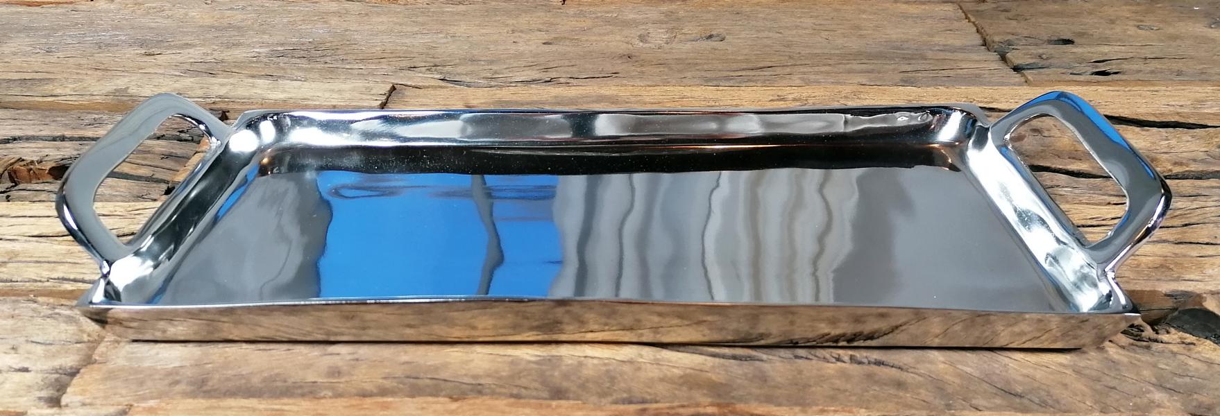 Tablett-Griff-poliert-Silber-Aluminium-MN-DE-5042-1